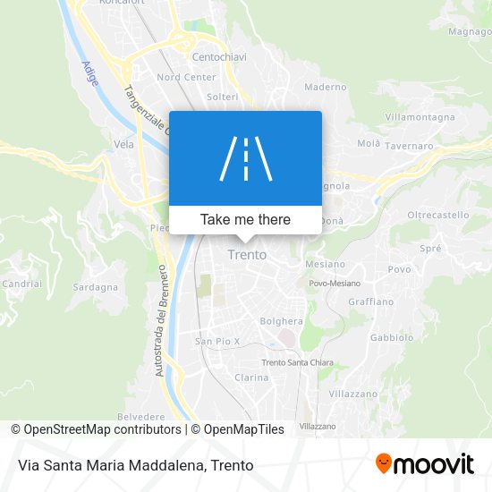 Via Santa Maria Maddalena map