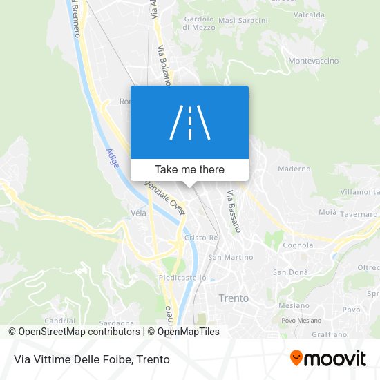 Via Vittime Delle Foibe map