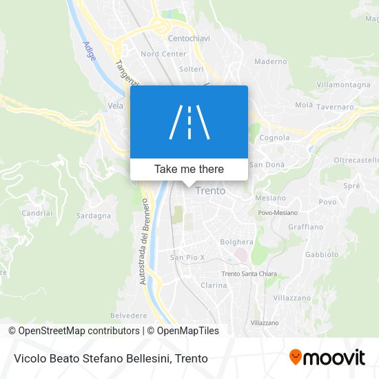 Vicolo Beato Stefano Bellesini map