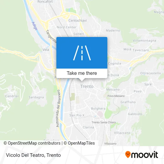 Vicolo Del Teatro map