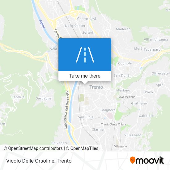 Vicolo Delle Orsoline map