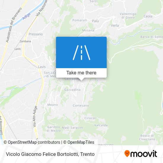 Vicolo Giacomo Felice Bortolotti map