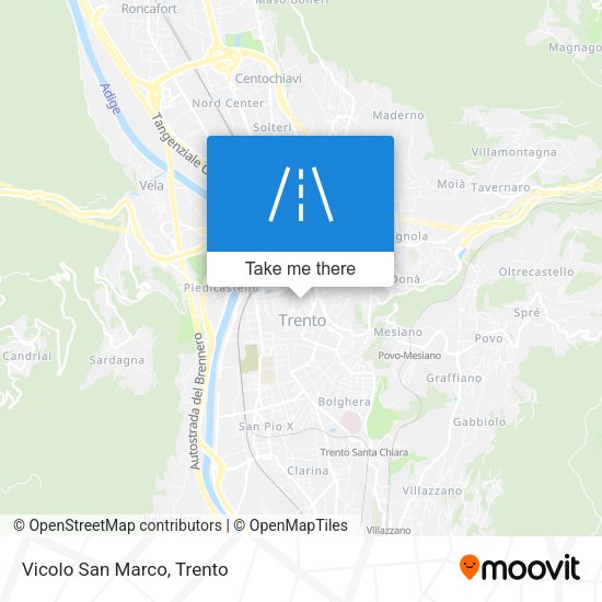 Vicolo San Marco map