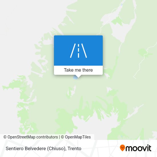 Sentiero Belvedere (Chiuso) map