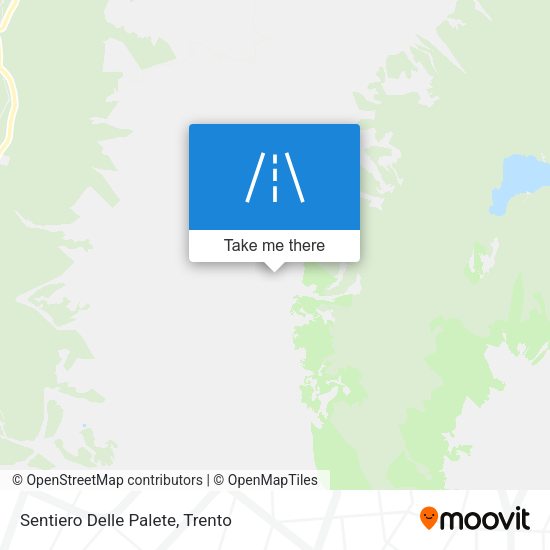 Sentiero Delle Palete map