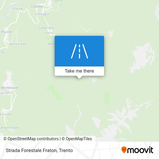Strada Forestale Fraton map