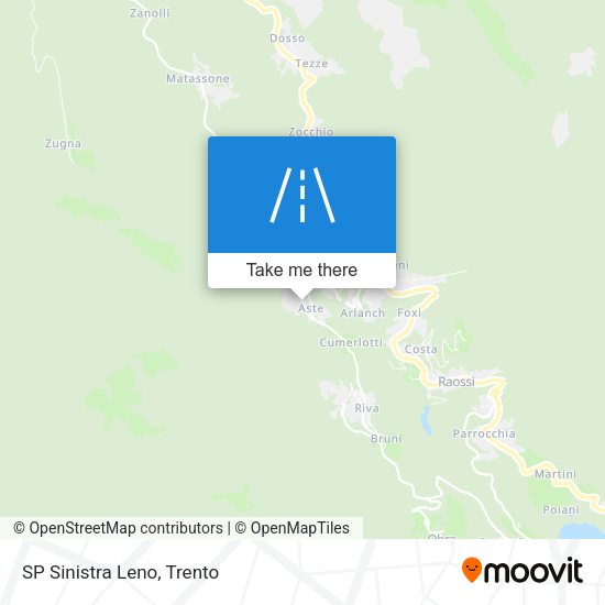 SP Sinistra Leno map