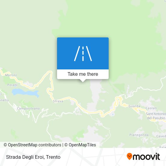 Strada Degli Eroi map