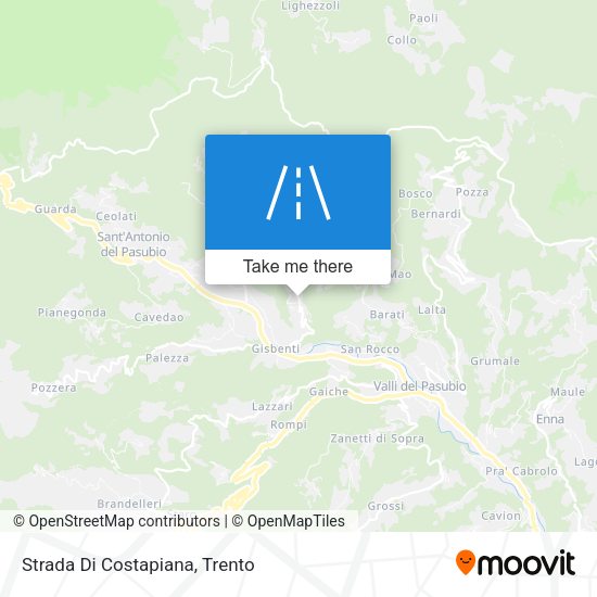 Strada Di Costapiana map