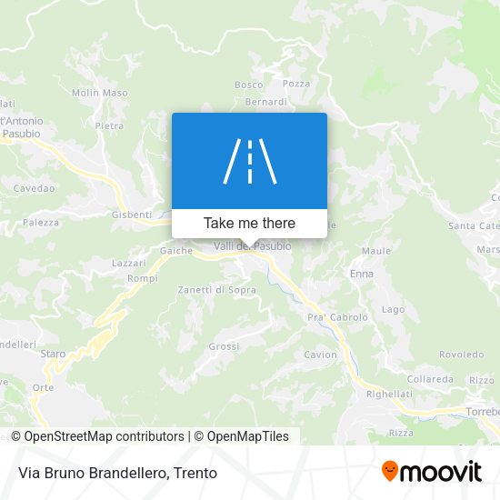 Via Bruno Brandellero map