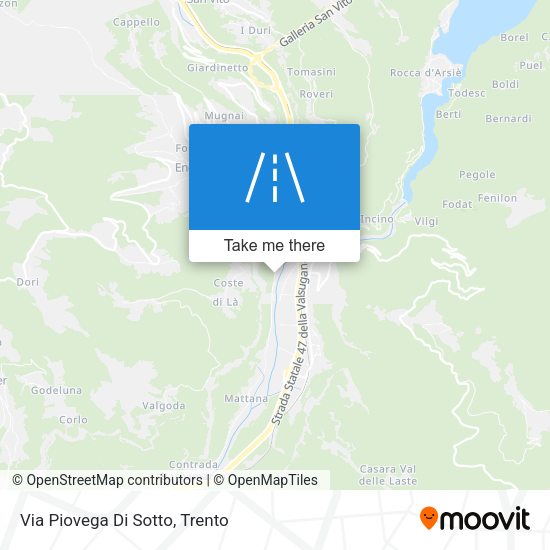 Via Piovega Di Sotto map