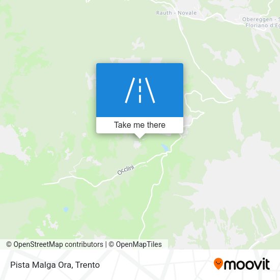 Pista Malga Ora map