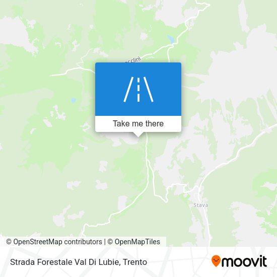 Strada Forestale Val Di Lubie map