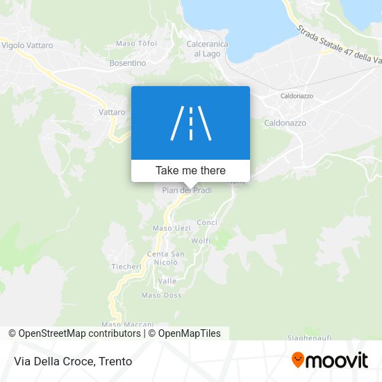 Via Della Croce map