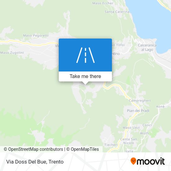Via Doss Del Bue map