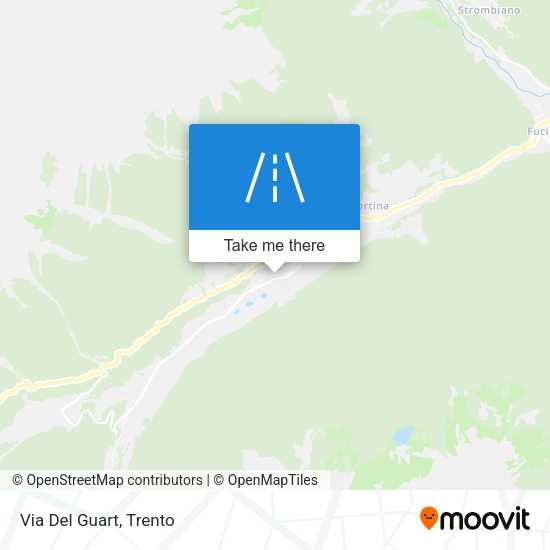 Via Del Guart map
