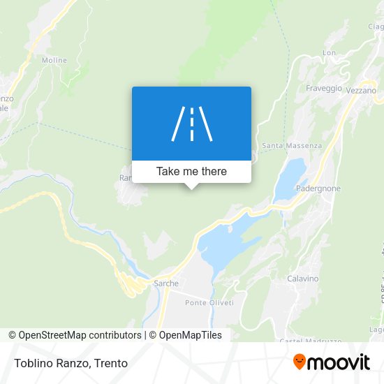 Toblino Ranzo map