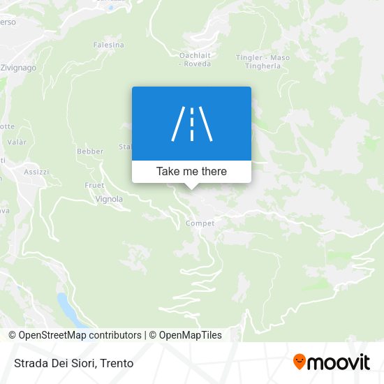 Strada Dei Siori map