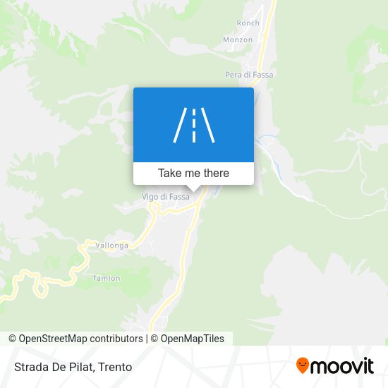 Strada De Pilat map