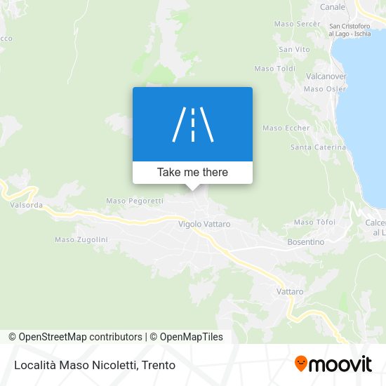 Località Maso Nicoletti map