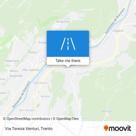 Via Teresa Venturi map