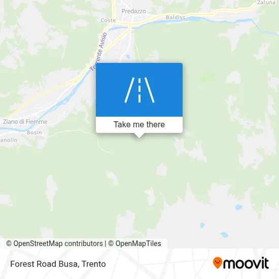 Forest Road Busa map