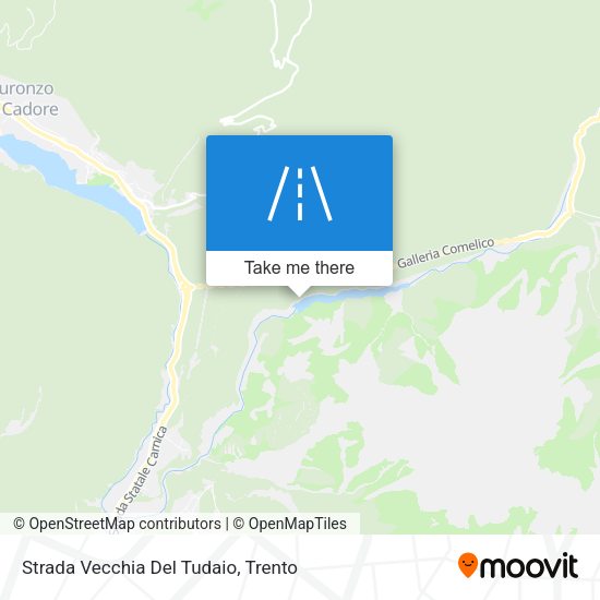 Strada Vecchia Del Tudaio map