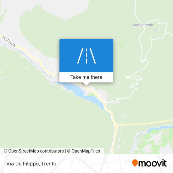 Via De Filippo map
