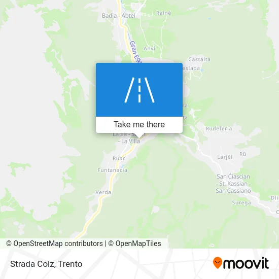 Strada Colz map