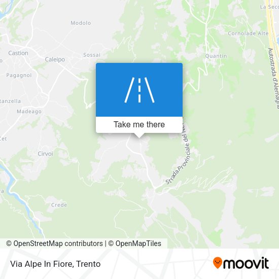 Via Alpe In Fiore map