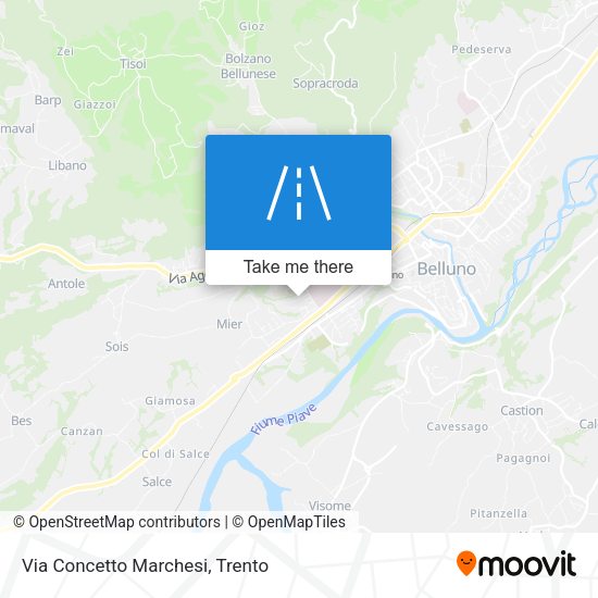 Via Concetto Marchesi map