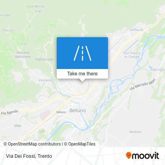 Via Dei Fossi map