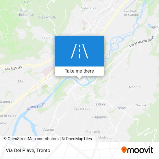 Via Del Piave map
