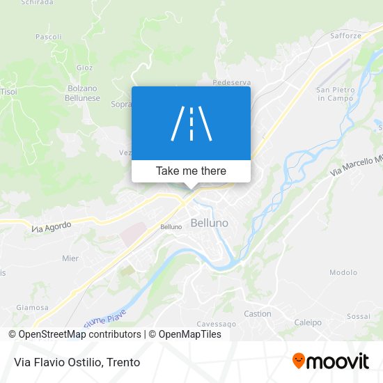 Via Flavio Ostilio map