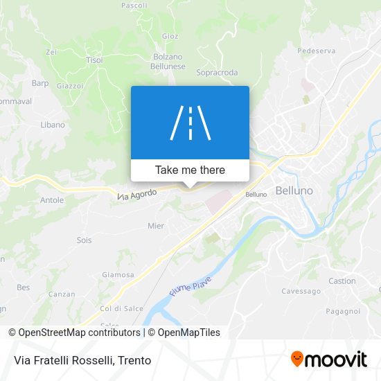 Via Fratelli Rosselli map