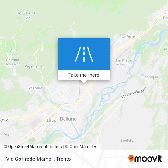 Via Goffredo Mameli map