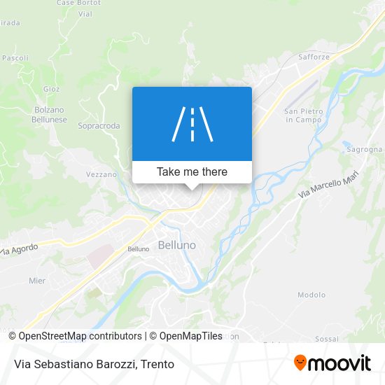Via Sebastiano Barozzi map