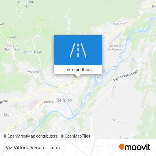 Via Vittorio Veneto map