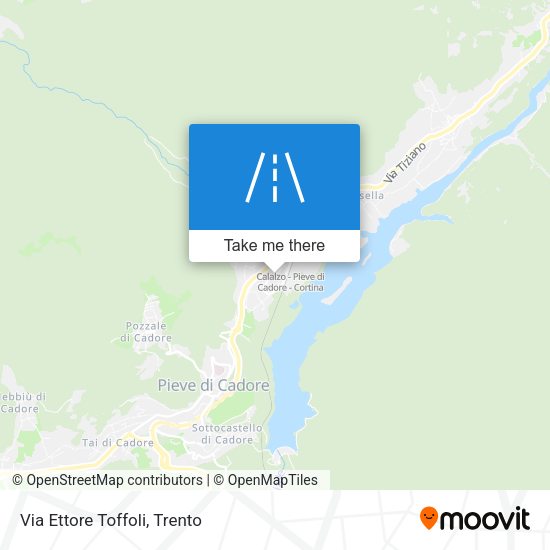 Via Ettore Toffoli map