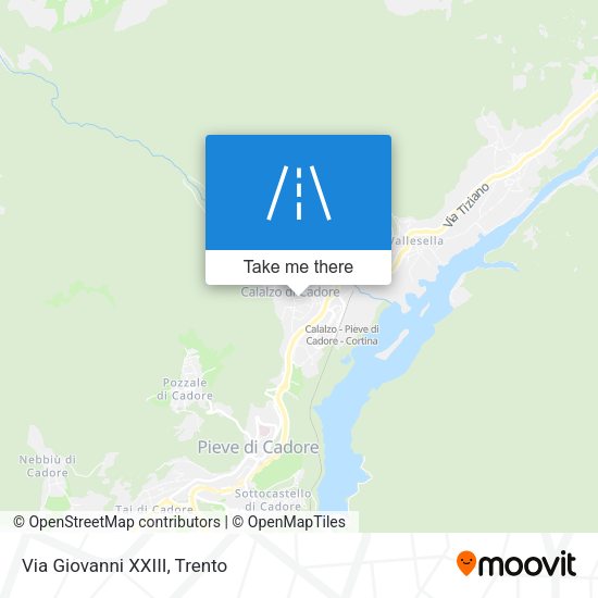 Via Giovanni XXIII map