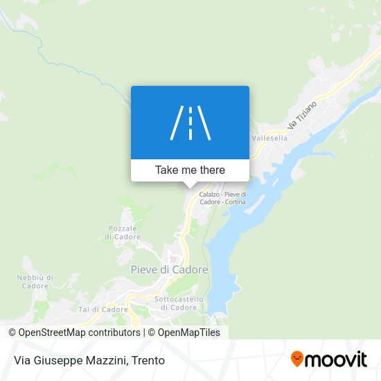 Via Giuseppe Mazzini map