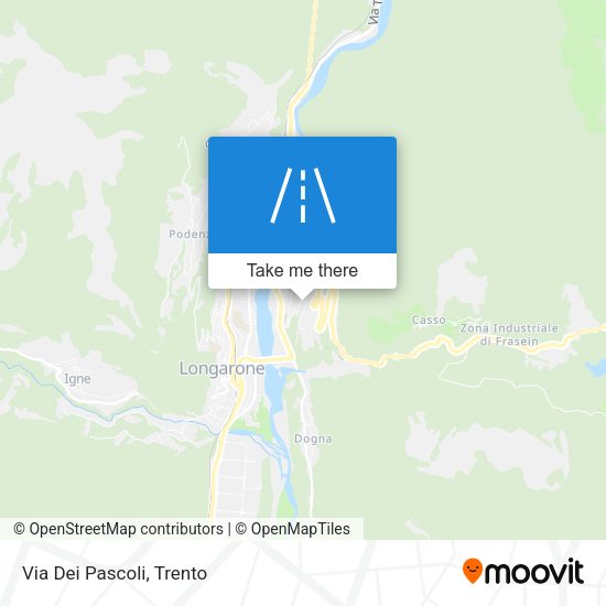 Via Dei Pascoli map