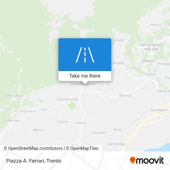 Piazza A. Ferrari map