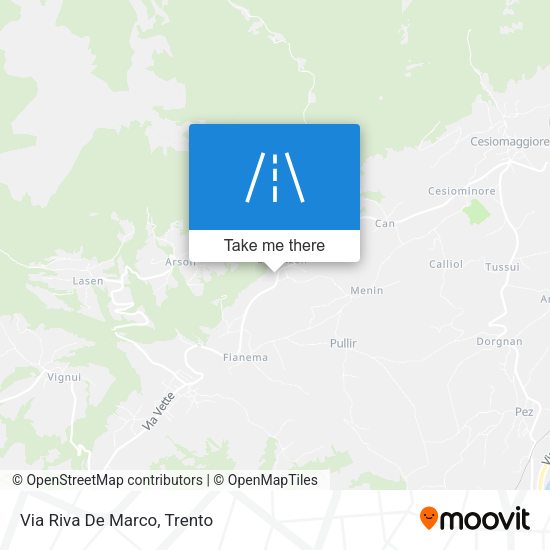 Via Riva De Marco map