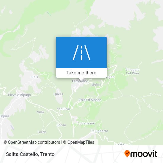 Salita Castello map