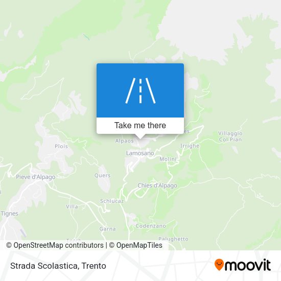 Strada Scolastica map