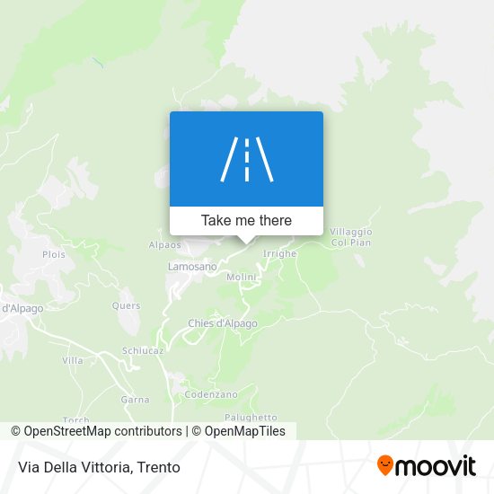 Via Della Vittoria map