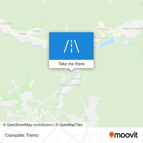 Ciampàte map