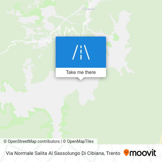 Via Normale Salita Al Sassolungo Di Cibiana map