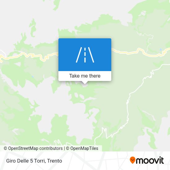 Giro Delle 5 Torri map